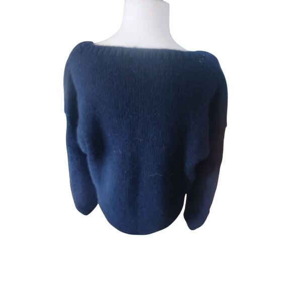 Hand made in napal 100% wool large extra large vee neck oversized sweater - Picture 2 of 3
